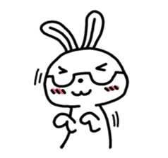 Putchy Megane Rabbit sticker #12791871