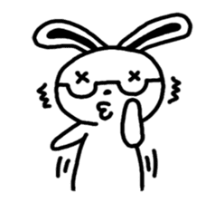 Putchy Megane Rabbit sticker #12791872