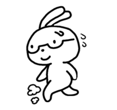 Putchy Megane Rabbit sticker #12791880