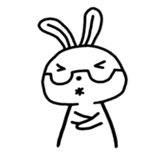 Putchy Megane Rabbit sticker #12791887
