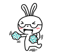 Putchy Megane Rabbit sticker #12791891