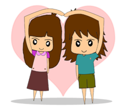 Tim and Jane sticker #12791959