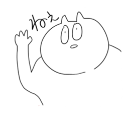 little vocabulary cat sticker #12792242