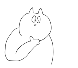 little vocabulary cat sticker #12792245