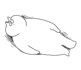 little vocabulary cat sticker #12792249