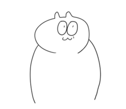 little vocabulary cat sticker #12792254