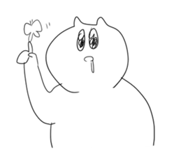 little vocabulary cat sticker #12792262