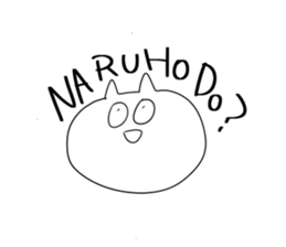 little vocabulary cat sticker #12792266