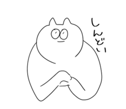 little vocabulary cat sticker #12792267