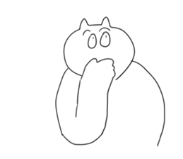 little vocabulary cat sticker #12792274