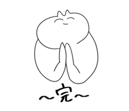 little vocabulary cat sticker #12792277