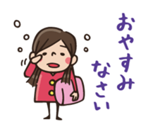 [Honorific] Do your best. Witch hood 25 sticker #12793077