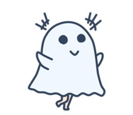 Cute ghost "SUSAN" sticker #12793478
