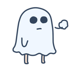 Cute ghost "SUSAN" sticker #12793486