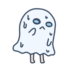 Cute ghost "SUSAN" sticker #12793495