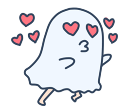 Cute ghost "SUSAN" sticker #12793500