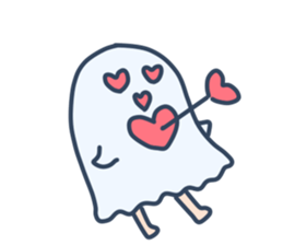 Cute ghost "SUSAN" sticker #12793501