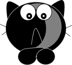 Friends of cute cat-10 sticker #12793934