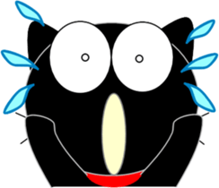 Friends of cute cat-10 sticker #12793937