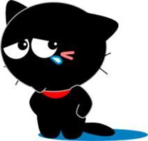 Friends of cute cat-10 sticker #12793945