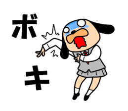 The drooped ears Doggy is a girl 2 sticker #12794019