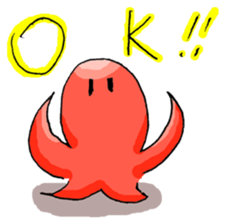 lunchmate tako-san sticker #12794638