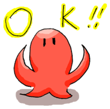 lunchmate tako-san sticker #12794638