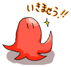 lunchmate tako-san sticker #12794644