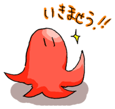 lunchmate tako-san sticker #12794644