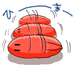 lunchmate tako-san sticker #12794646