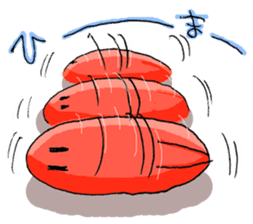 lunchmate tako-san sticker #12794646