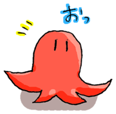 lunchmate tako-san sticker #12794647
