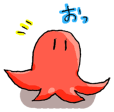 lunchmate tako-san sticker #12794647