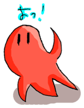 lunchmate tako-san sticker #12794648