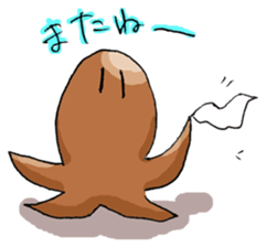 lunchmate tako-san sticker #12794650