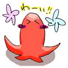 lunchmate tako-san sticker #12794652