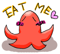 lunchmate tako-san sticker #12794654