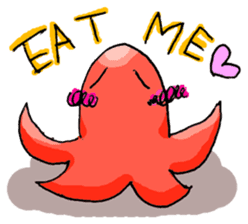 lunchmate tako-san sticker #12794654