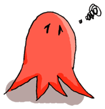 lunchmate tako-san sticker #12794659