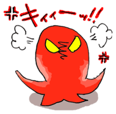 lunchmate tako-san sticker #12794668