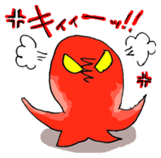 lunchmate tako-san sticker #12794668