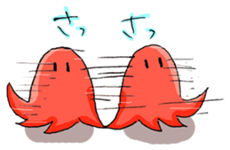 lunchmate tako-san sticker #12794672