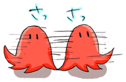 lunchmate tako-san sticker #12794672