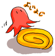 lunchmate tako-san sticker #12794675