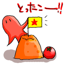 lunchmate tako-san sticker #12794676