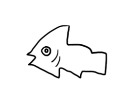 Trash Fish sticker #12795113