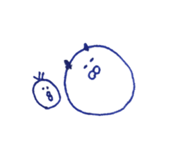 Character pretty leisurely sticker #12795248