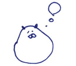 Character pretty leisurely sticker #12795271