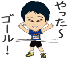 runners stamp ver.4 sticker #12795409