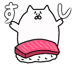 cynical cat easy to sticker sticker #12795841